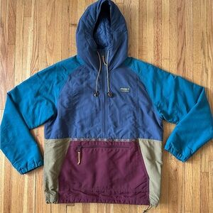 L.L. Bean Quilted Anorak Hooded Jacket